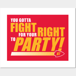 Kansas City - Fight For Your Right To Party! Posters and Art